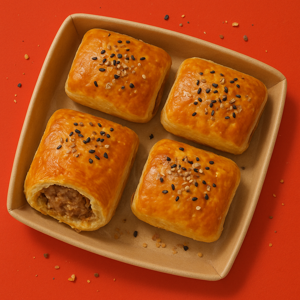 homemade sausage rolls